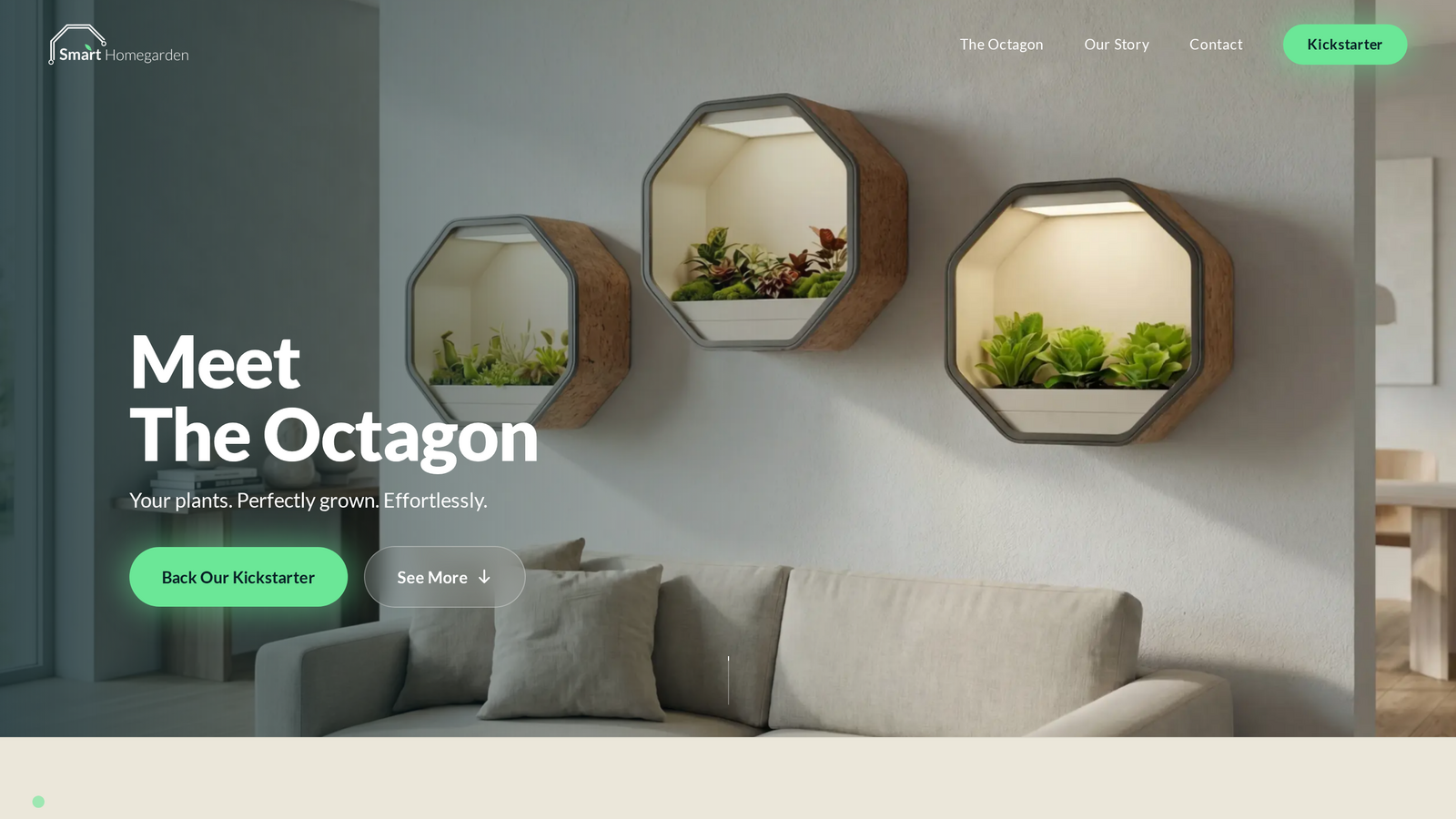 SmartHomeGarden - The Octagon One-Pager
